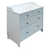 Комод 4 ящика ВЕСТВИК белый  - картинка 1